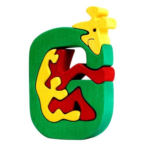 Letter G walnut