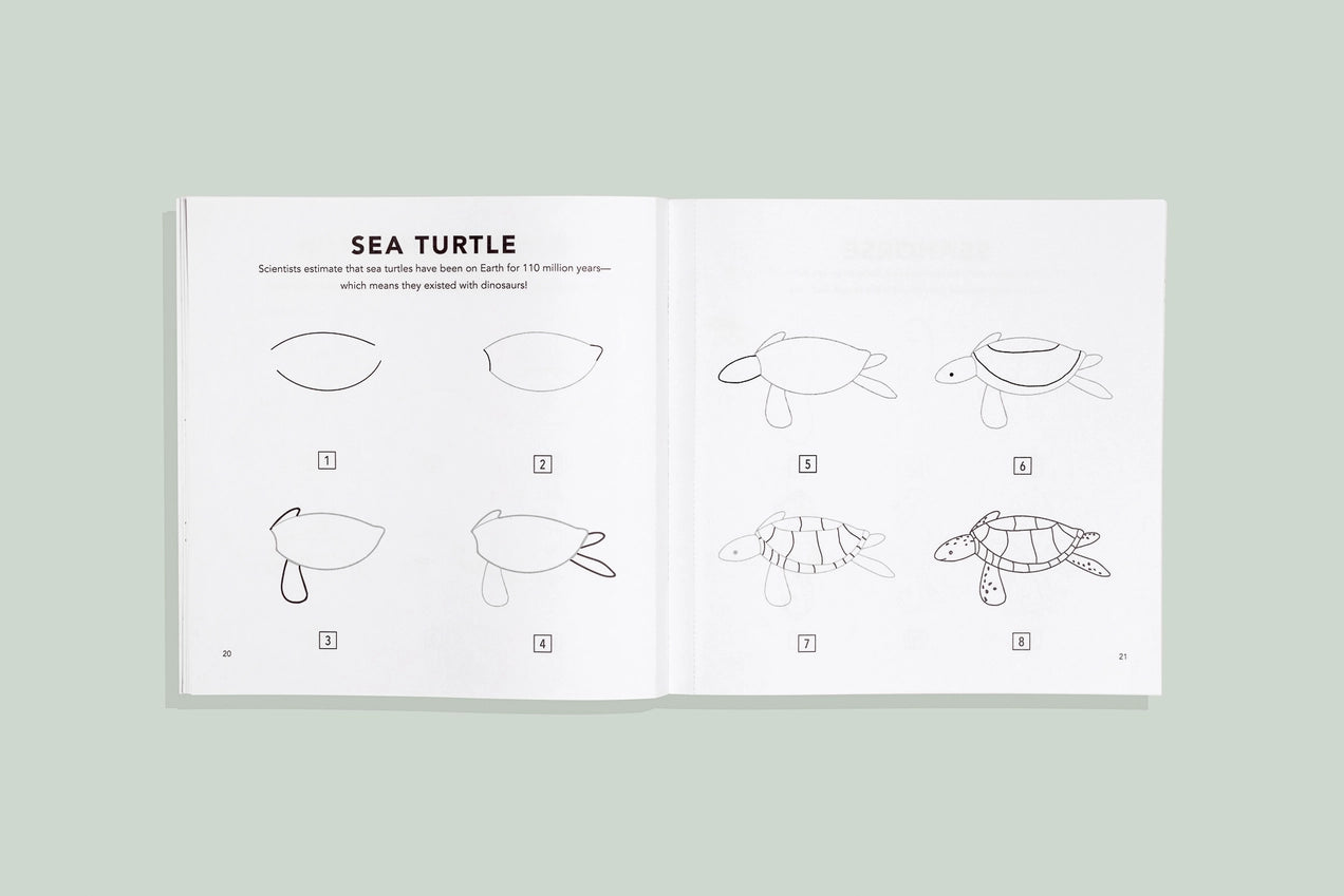 Under the Sea: A How To Draw Art Book For Kids