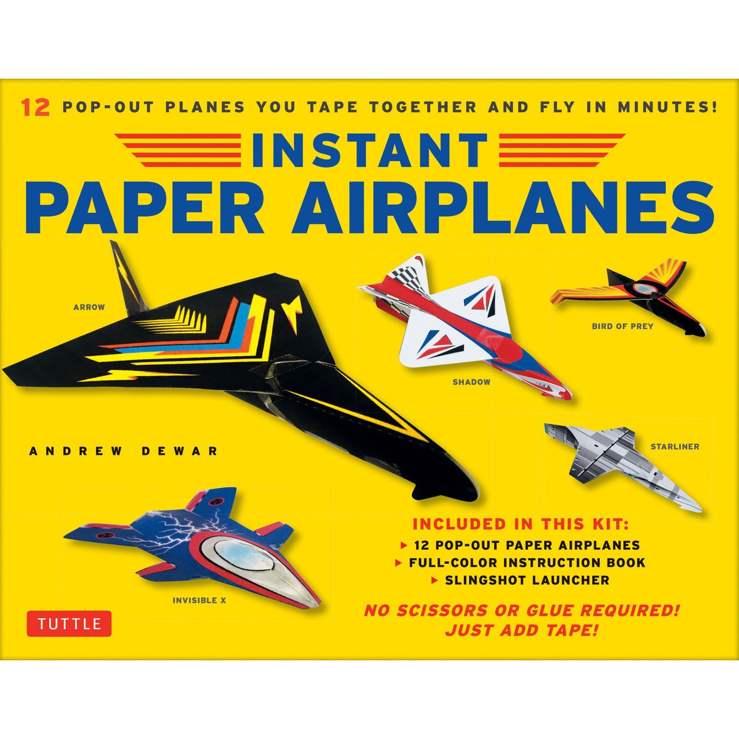 Instant paper airplanes kit