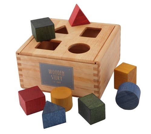 rainbow shape sorter box
