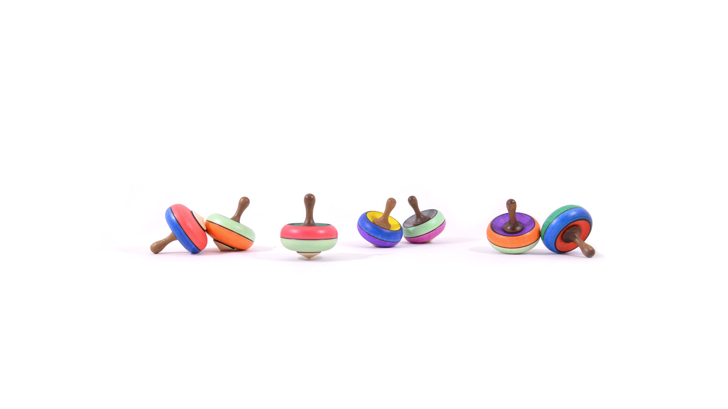 Confetti spinning top