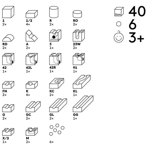 JUNIOR Marble Run Set