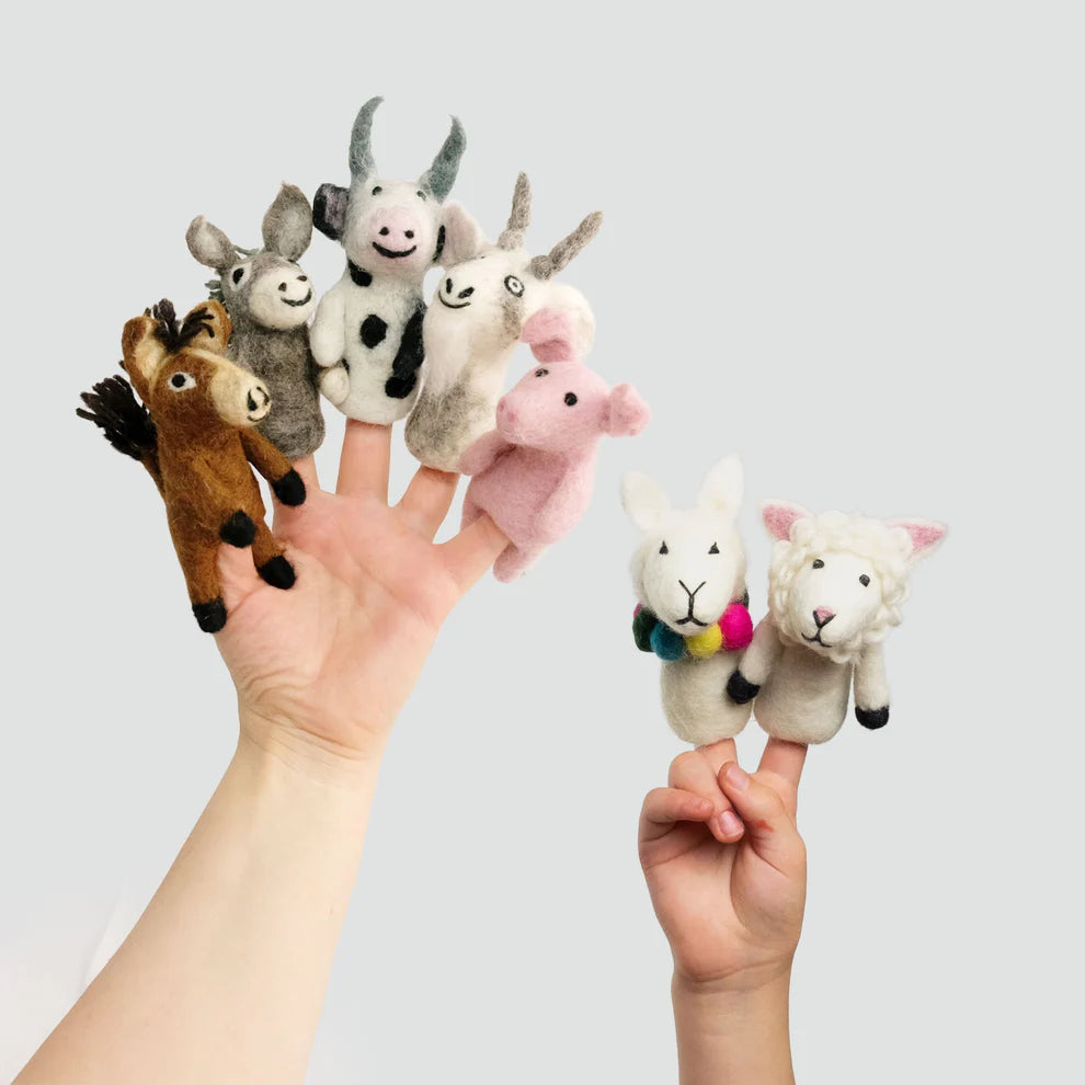 Finger Puppets - Sensory Play - Barnyard Buddies