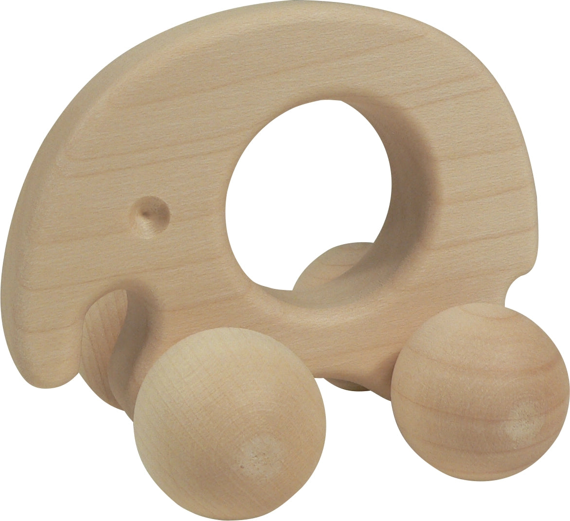 Elephant Grasping Toy (oiled cherry tree)