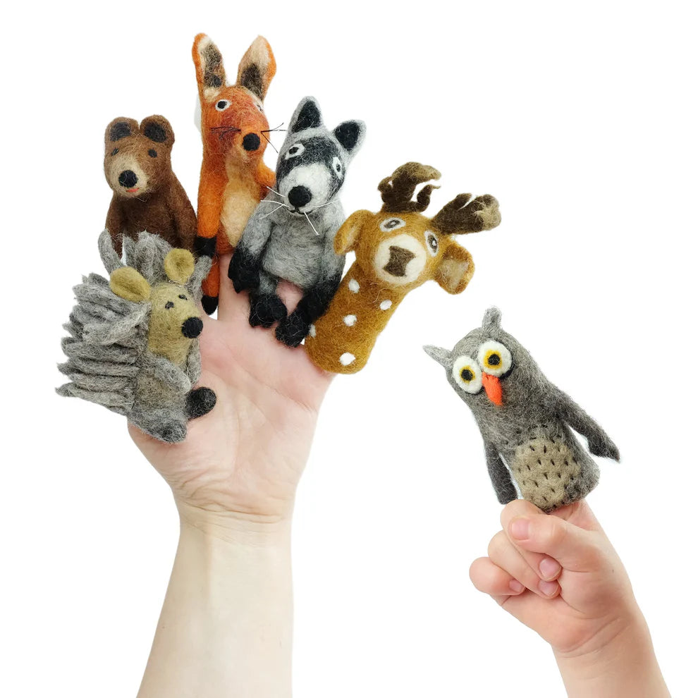 Finger Puppets - Sensory Play - Forest Friends
