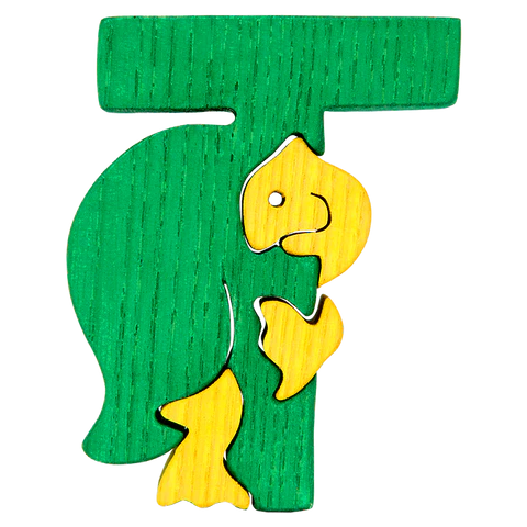 Letter T maple