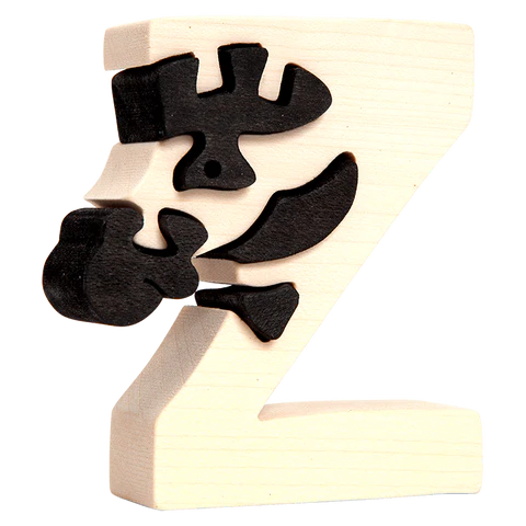 Letter Z walnut