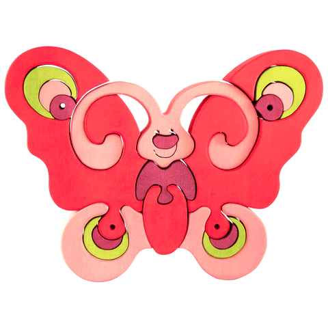 Butterfly Puzzle Pink