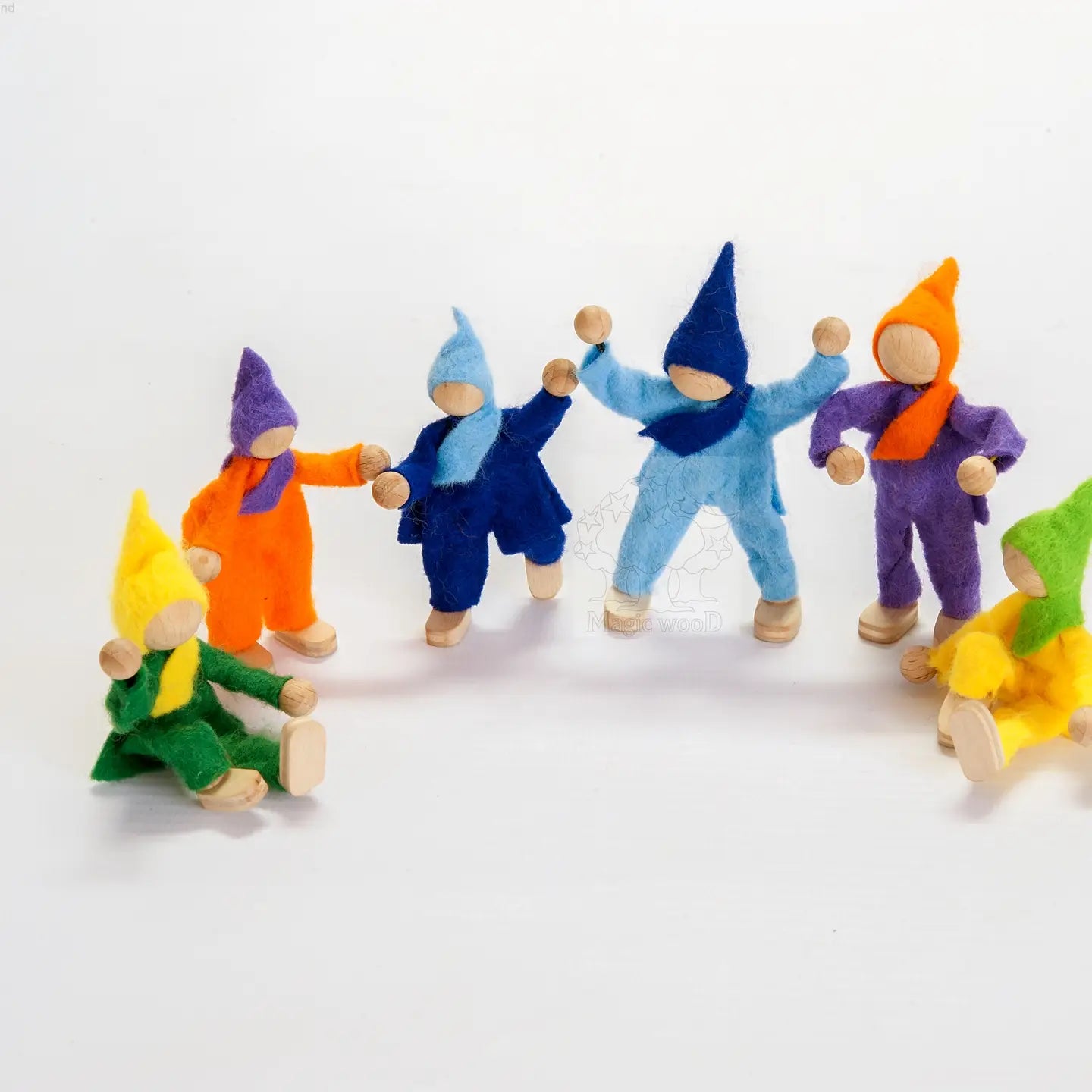 Felt Puppets Set (6pcs)
