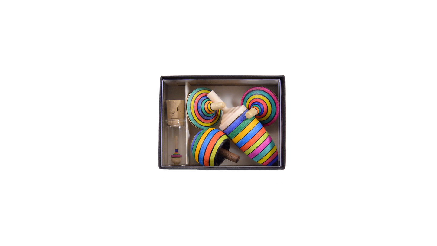 Spinning top learning set -green