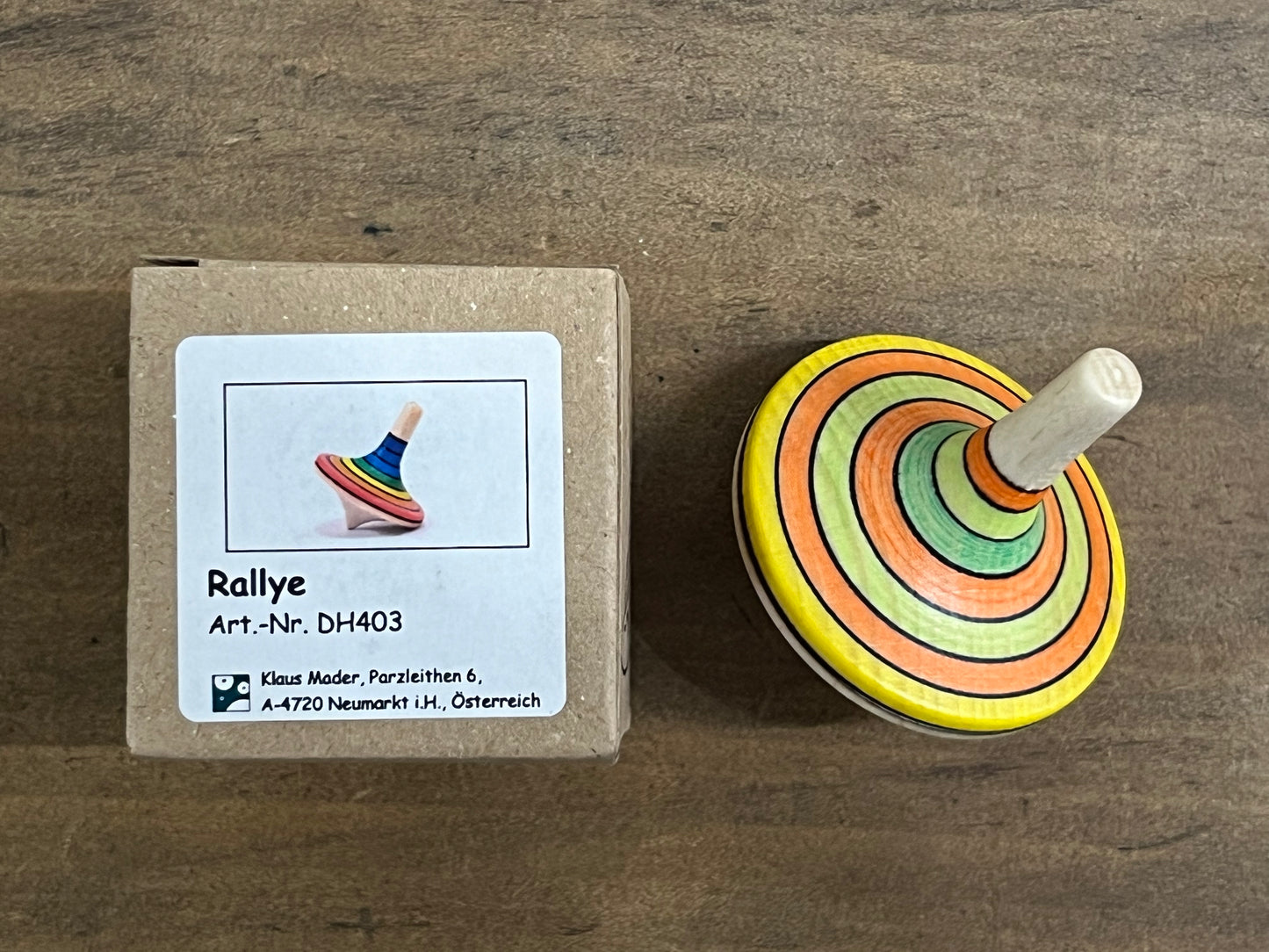 Small Rainbow spinning top