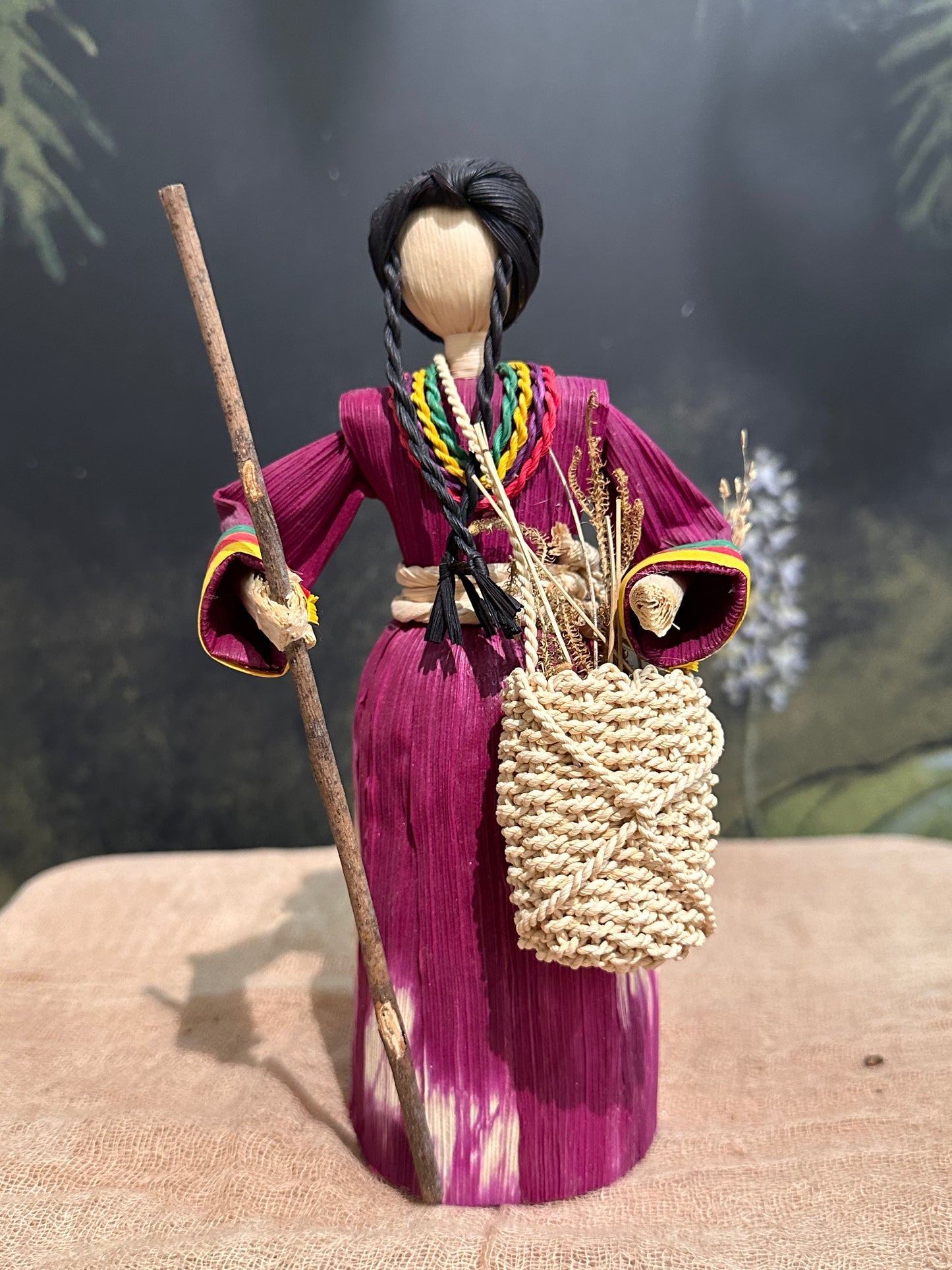 Geisha corn husk girl