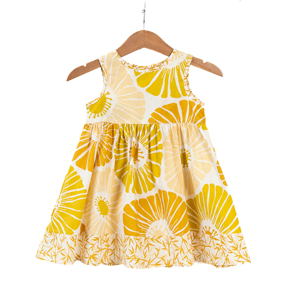 Scrappy Sun Dress | Flowers Sunshine | 12 mos
