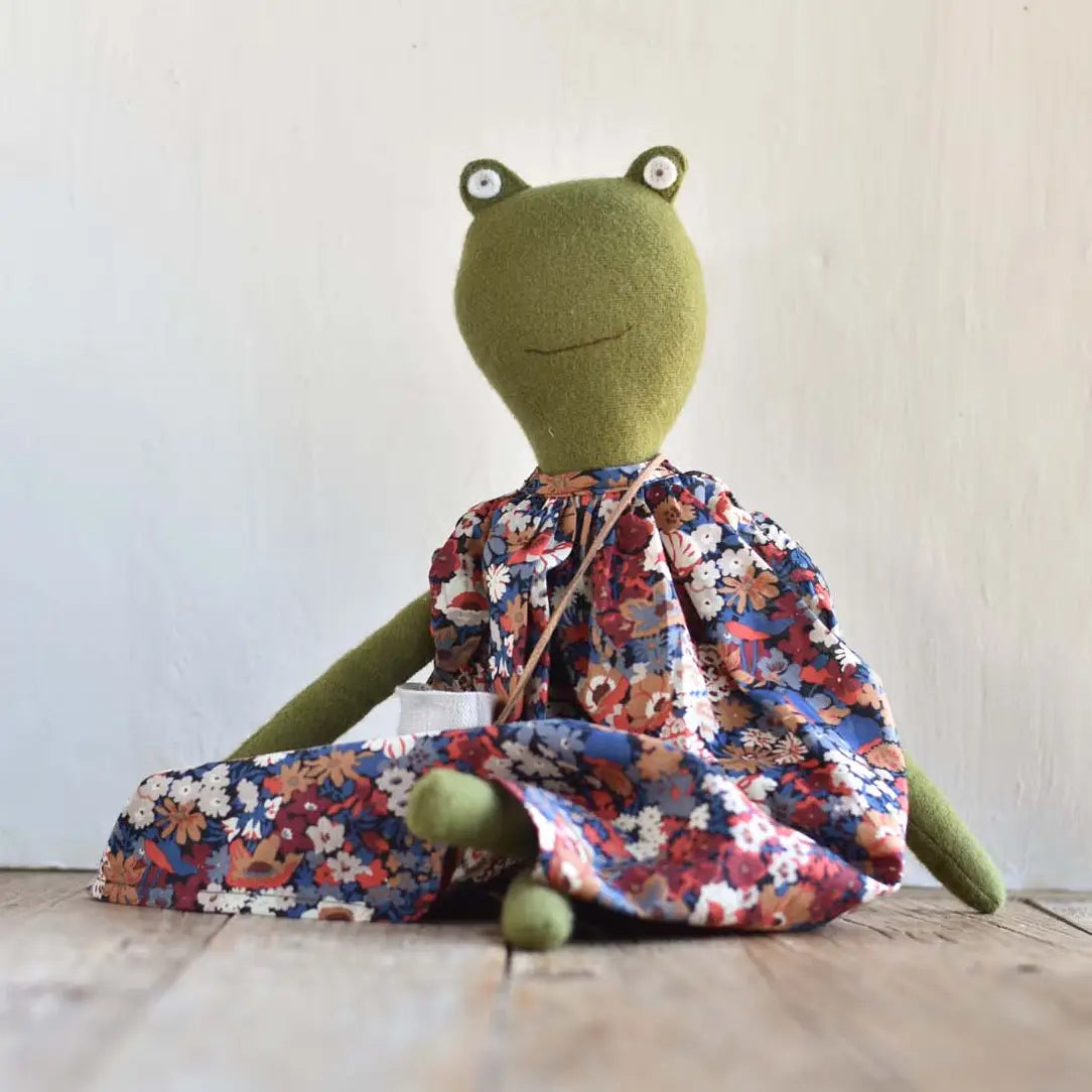 Heirloom Wool Doll in Canyon Liberty Dress