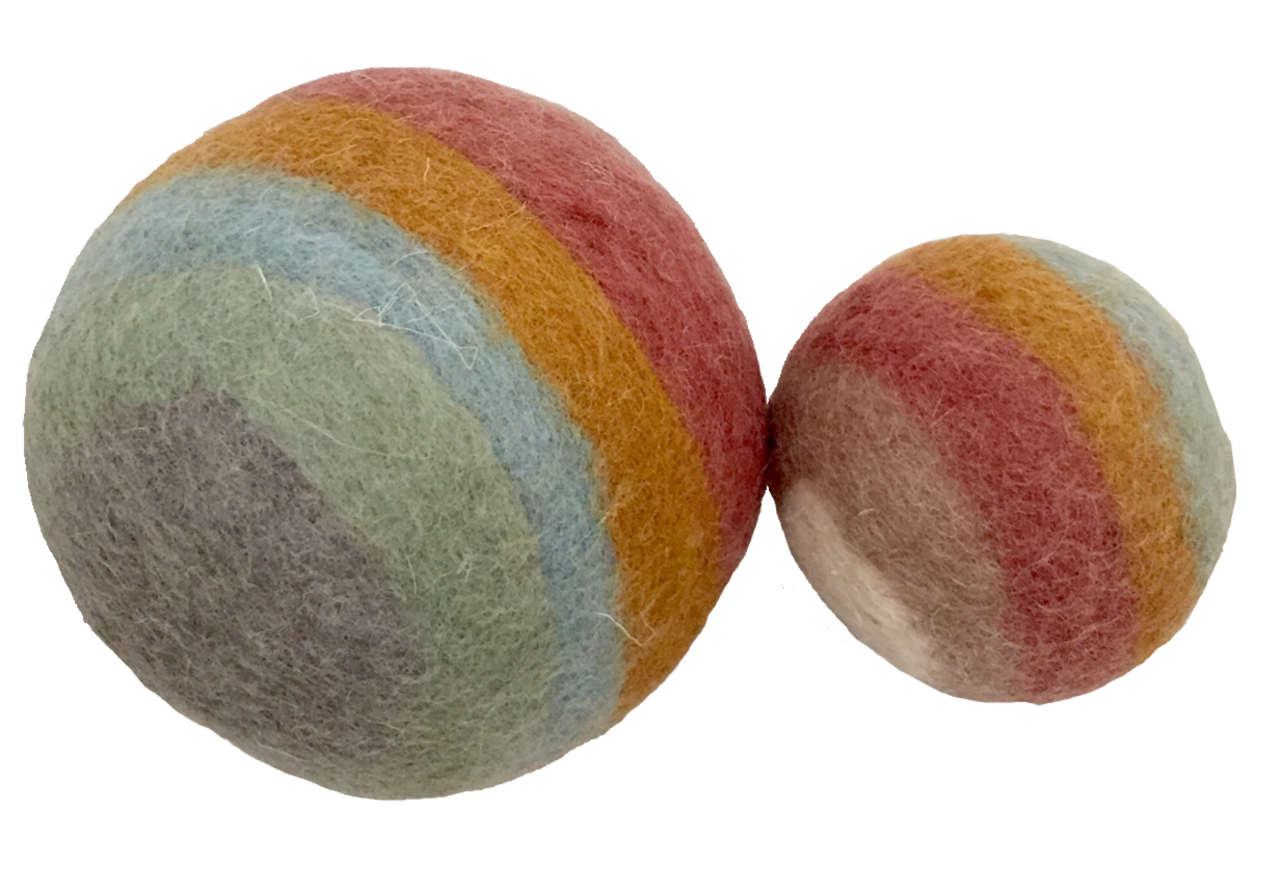 Earth Rainbow Balls/2pc