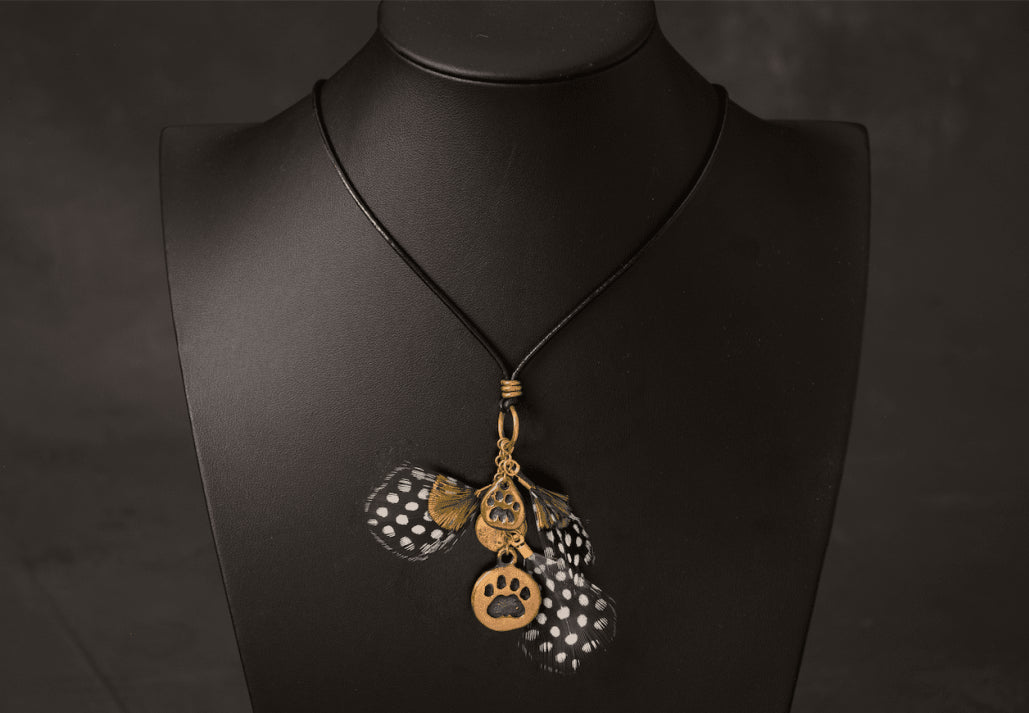 Kapoeta Feather Necklace Denis Mathews Paws