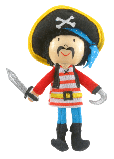 Stripes Pirate Finger Puppet