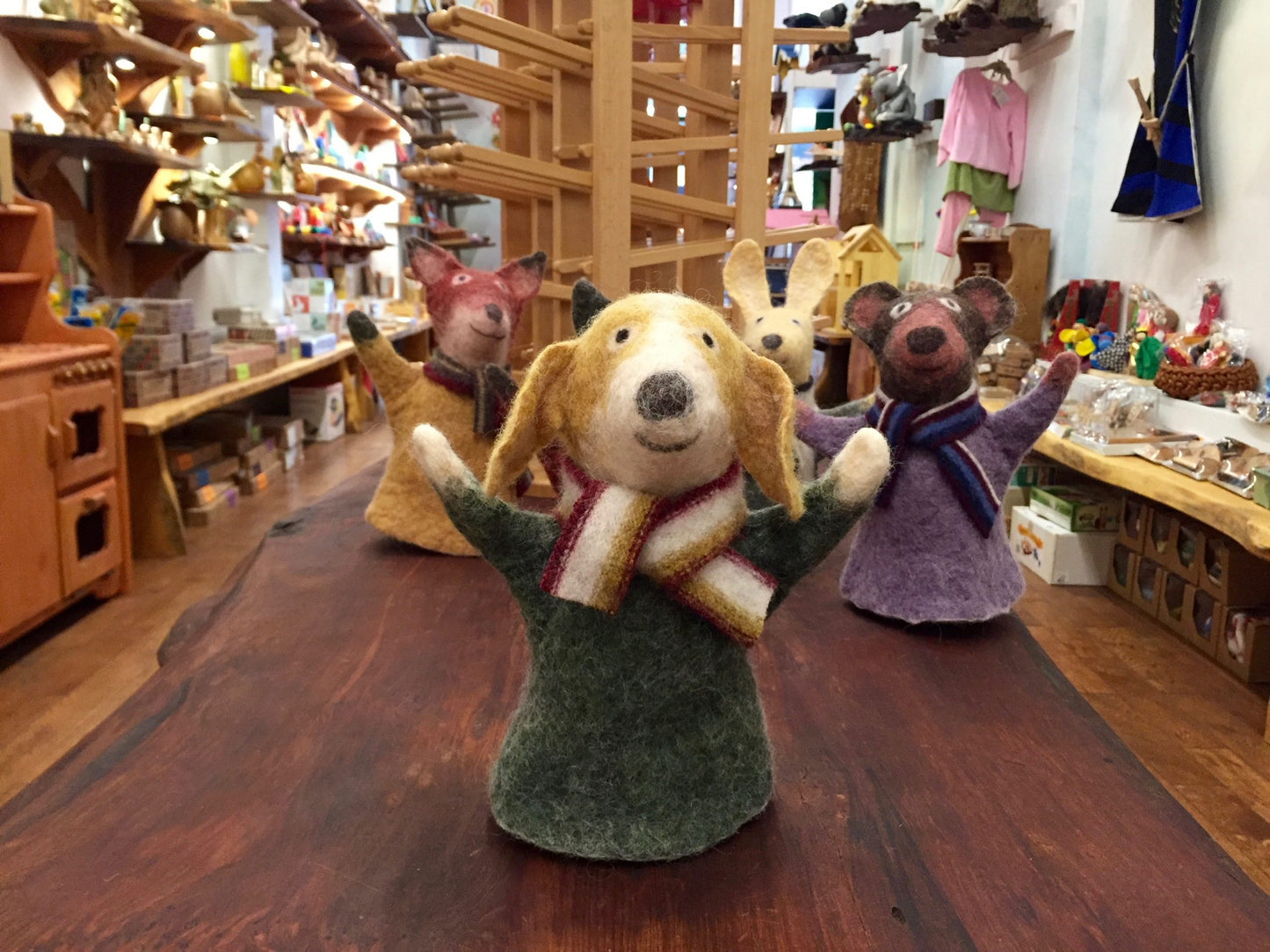 Eco Friendly Hand Puppet - Eco Dog Puppet