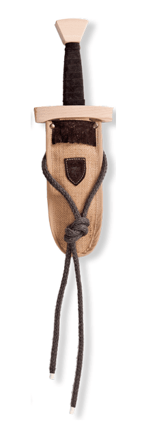 WS102 Dagger Darkbrown with Sheath
