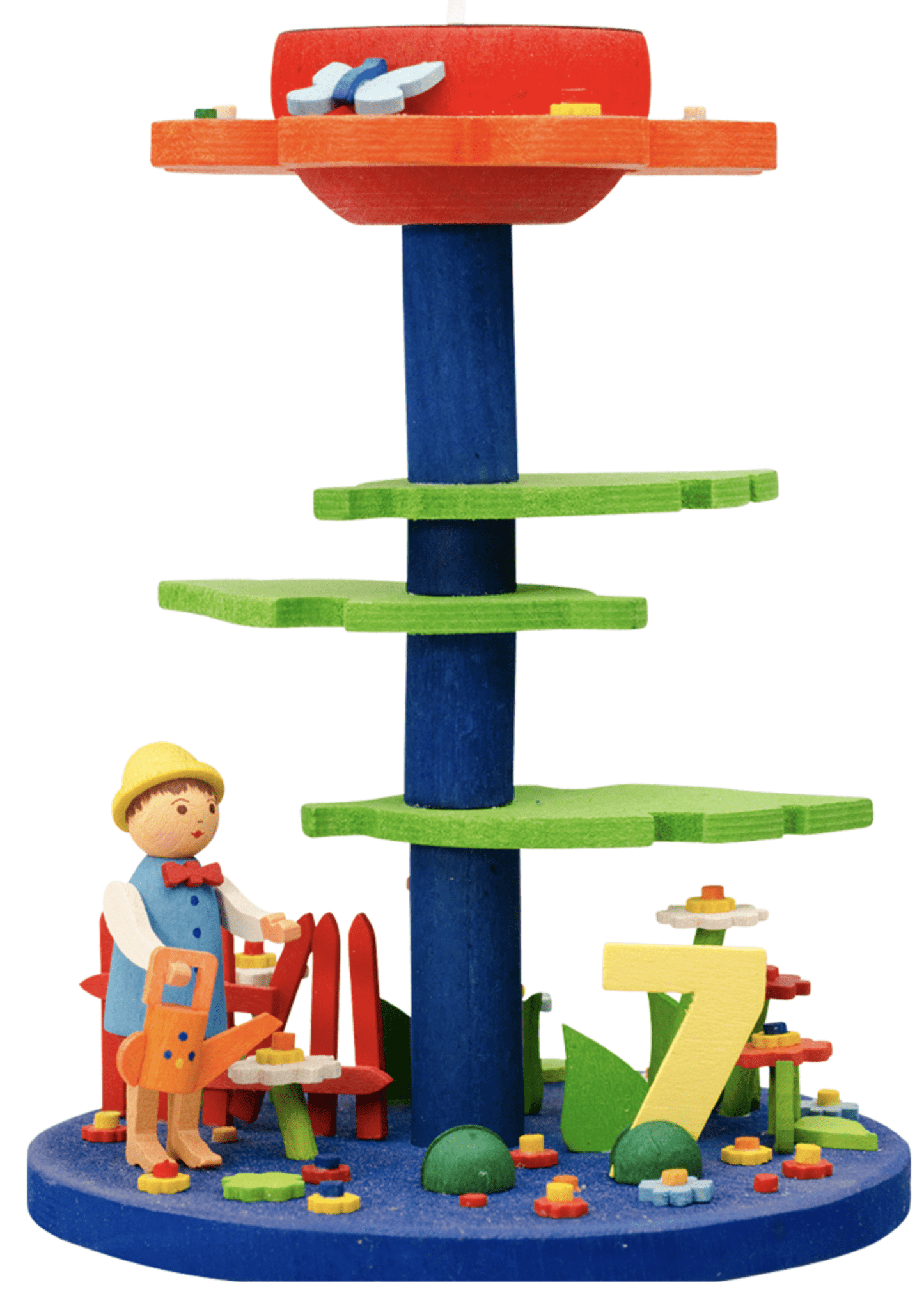 Birthday Candle Holder with Boy