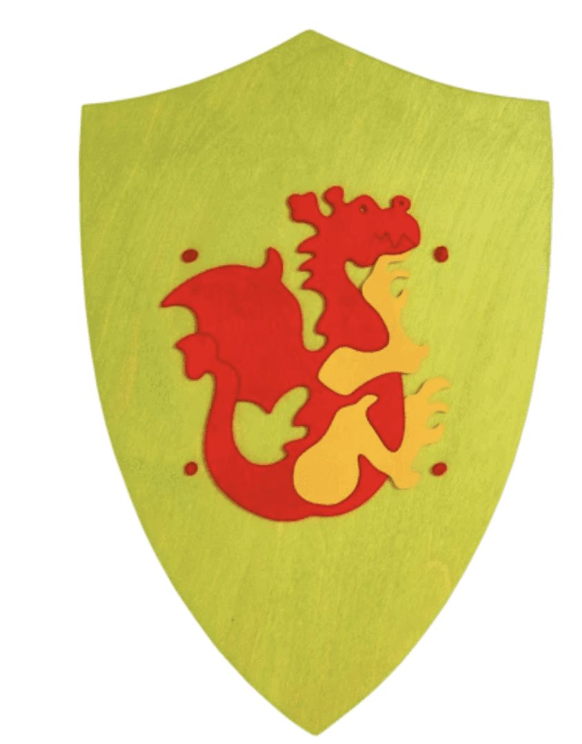 Shield Green w/Dragon