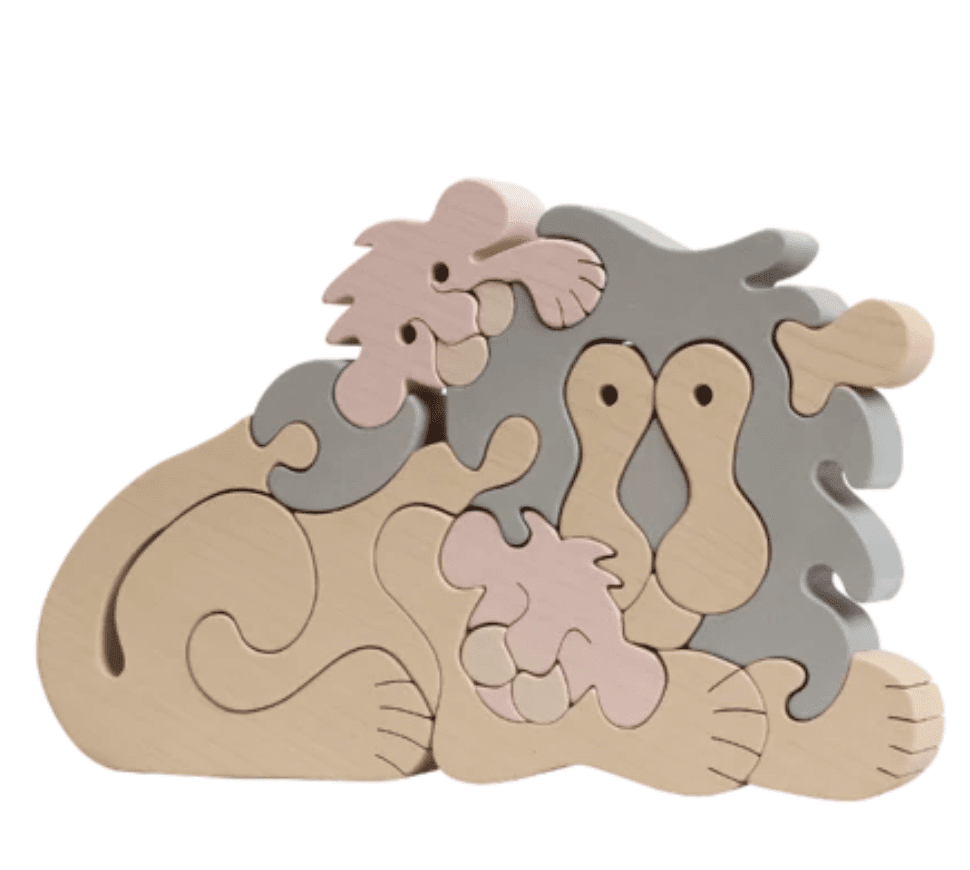 Lion Pastel Puzzle