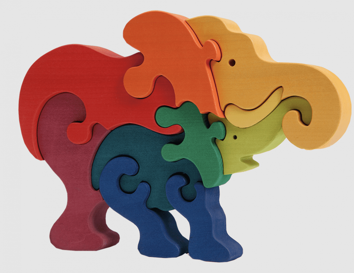 Elephant Family Puzzle