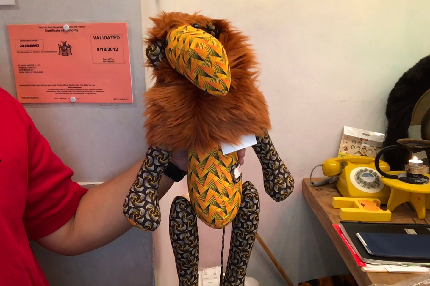 West African Fabric Lion