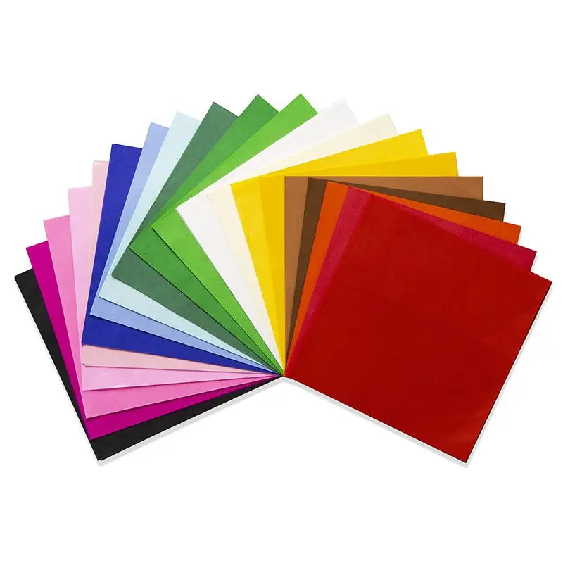 Japanese Silk Paper 9"x9" - 240 sheets - FSC - Assorted Colors