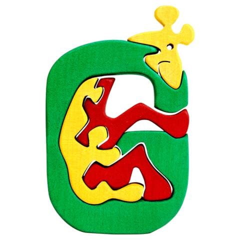 Letter G walnut