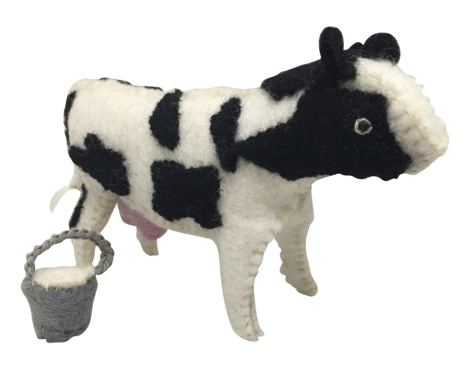 Claire is a cow book and toy