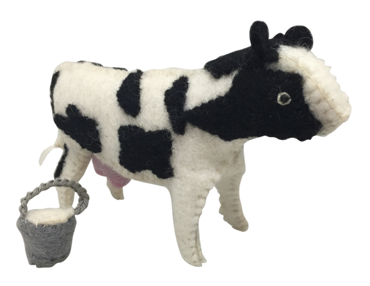 Claire is a cow book and toy