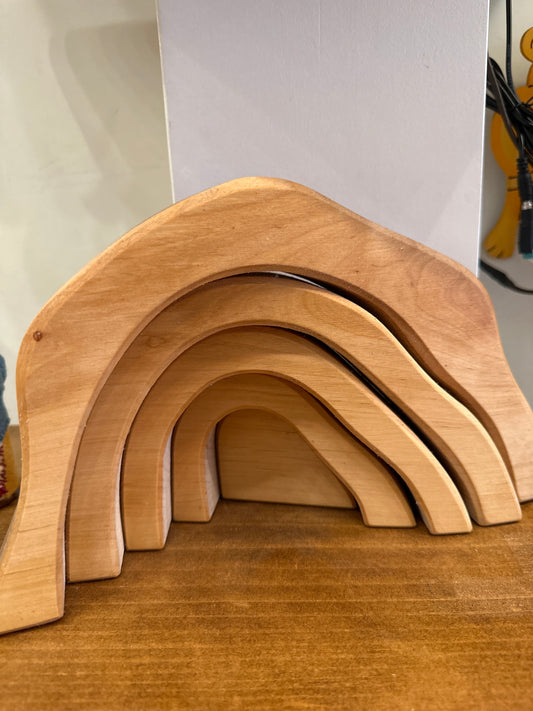 Small Wooden Arch Creche