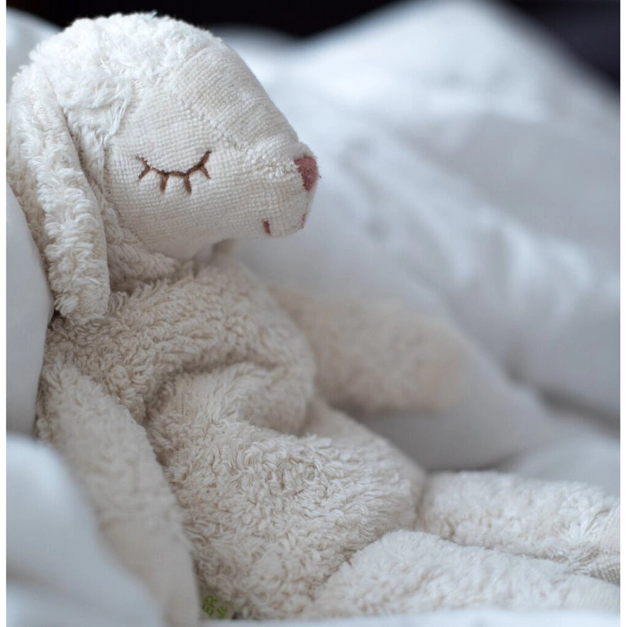 Cuddly Animal White Sheep Small