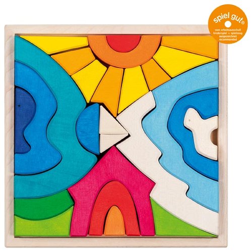 Landscape puzzle - Little polar bear