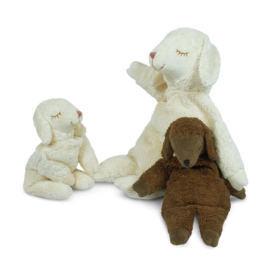 Cuddly Animal White Sheep Small