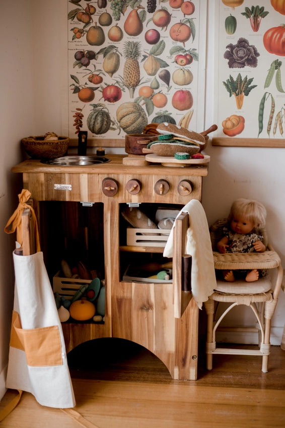 Combo Wooden Stove and Sink