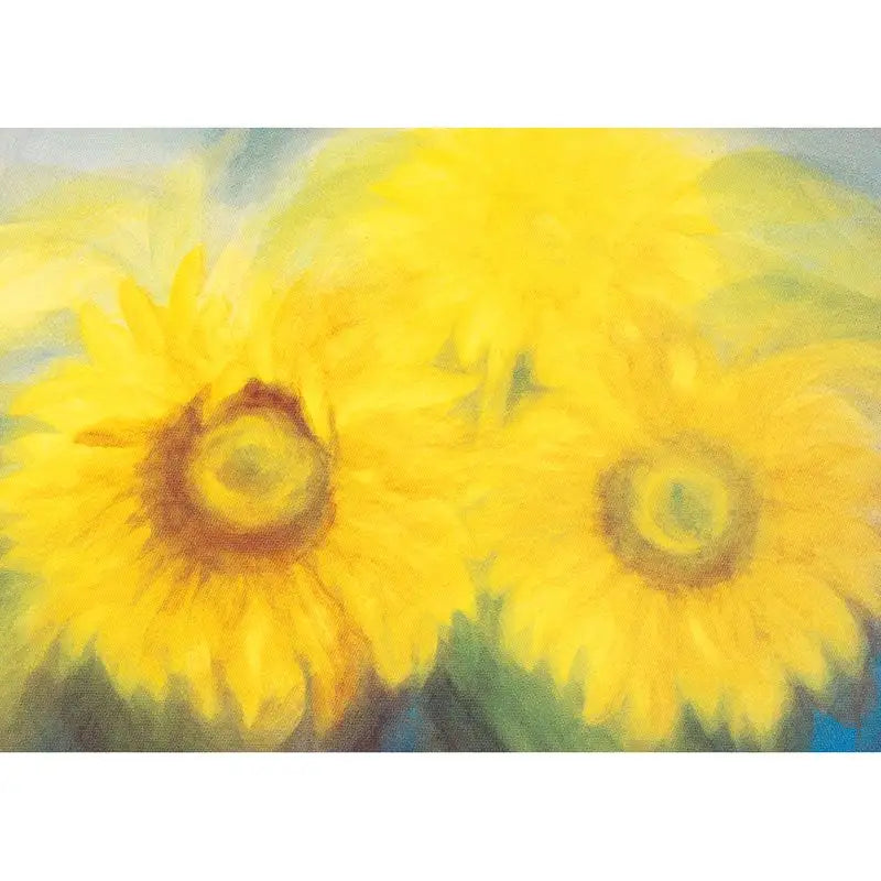 Postcard Marjan van Zeyl - Sunflowers