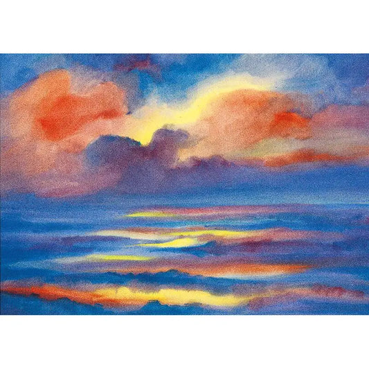 Postcard Marjan van Zeyl - Sunset