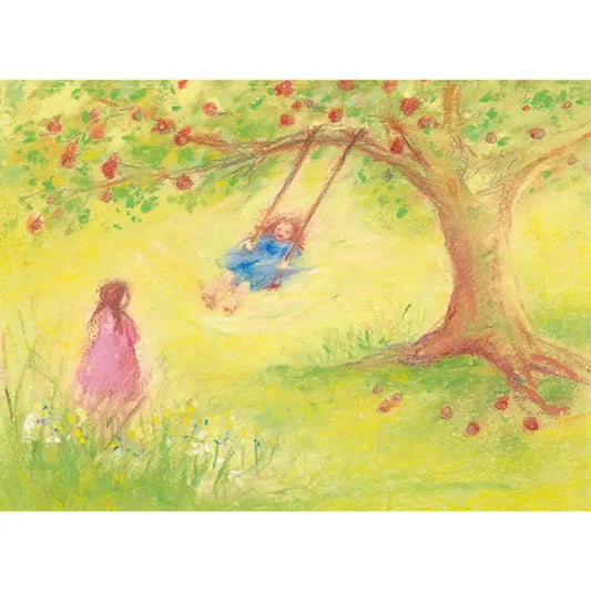 Postcard Marjan van Zeyl - Swinging