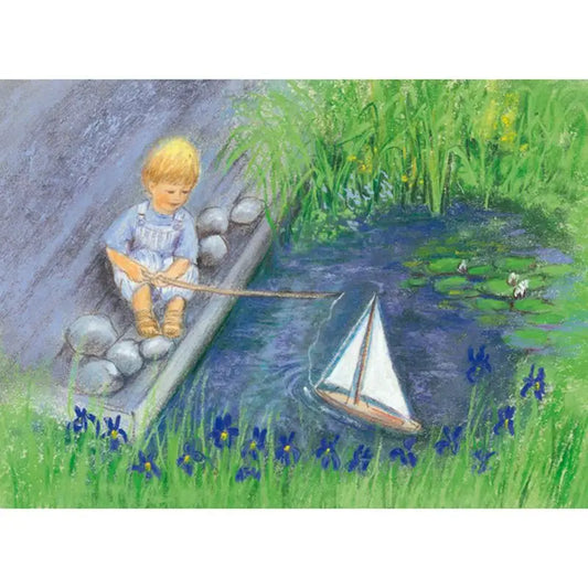 Postcard Marjan van Zeyl - Sail Away