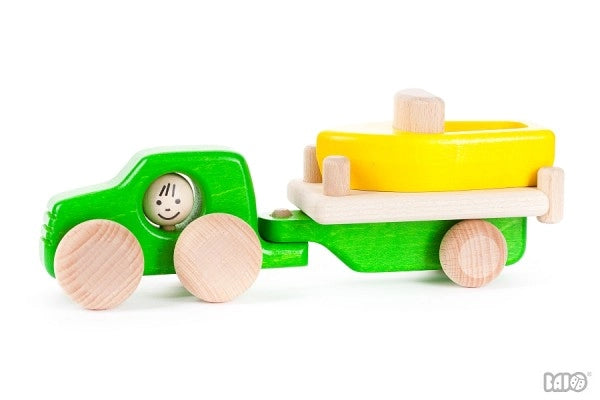 Car with boat