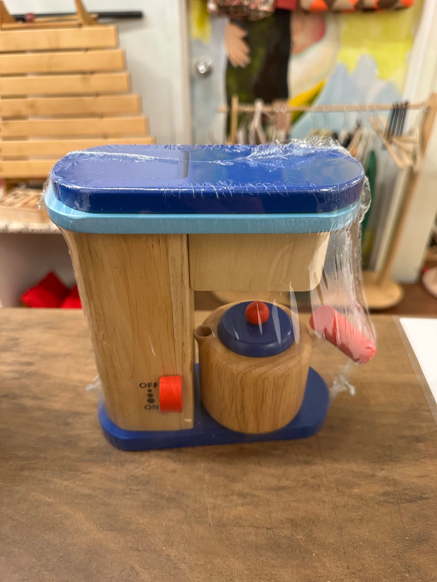 Coffee Maker Without Beans and Cup