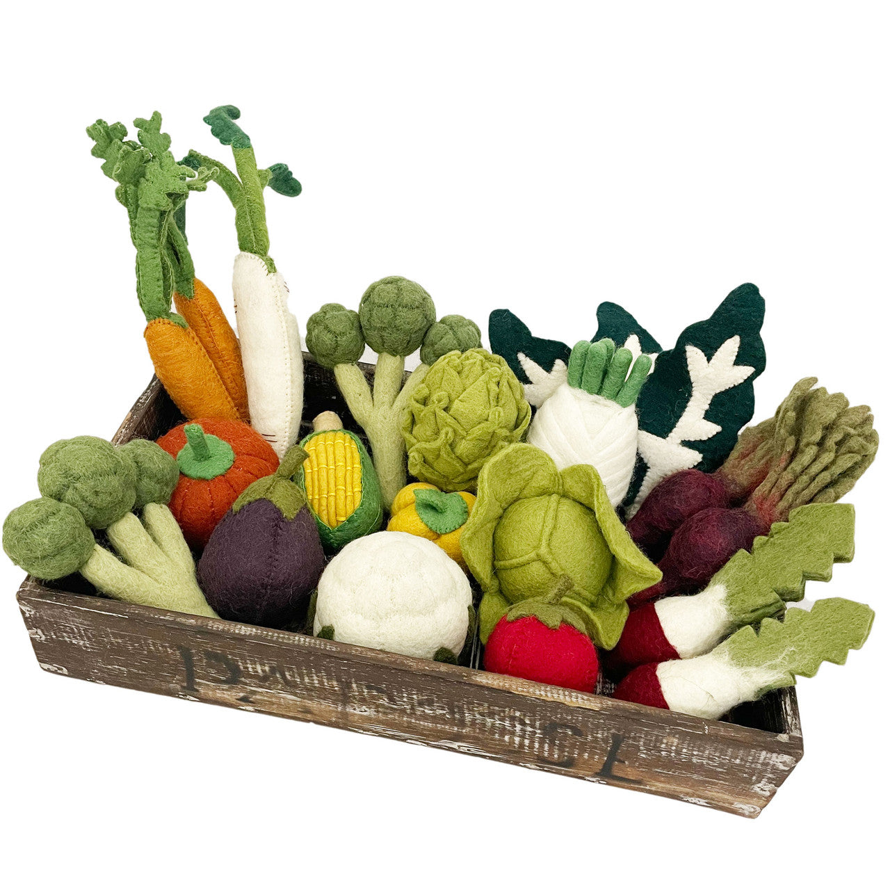 Crated Vegetable Set