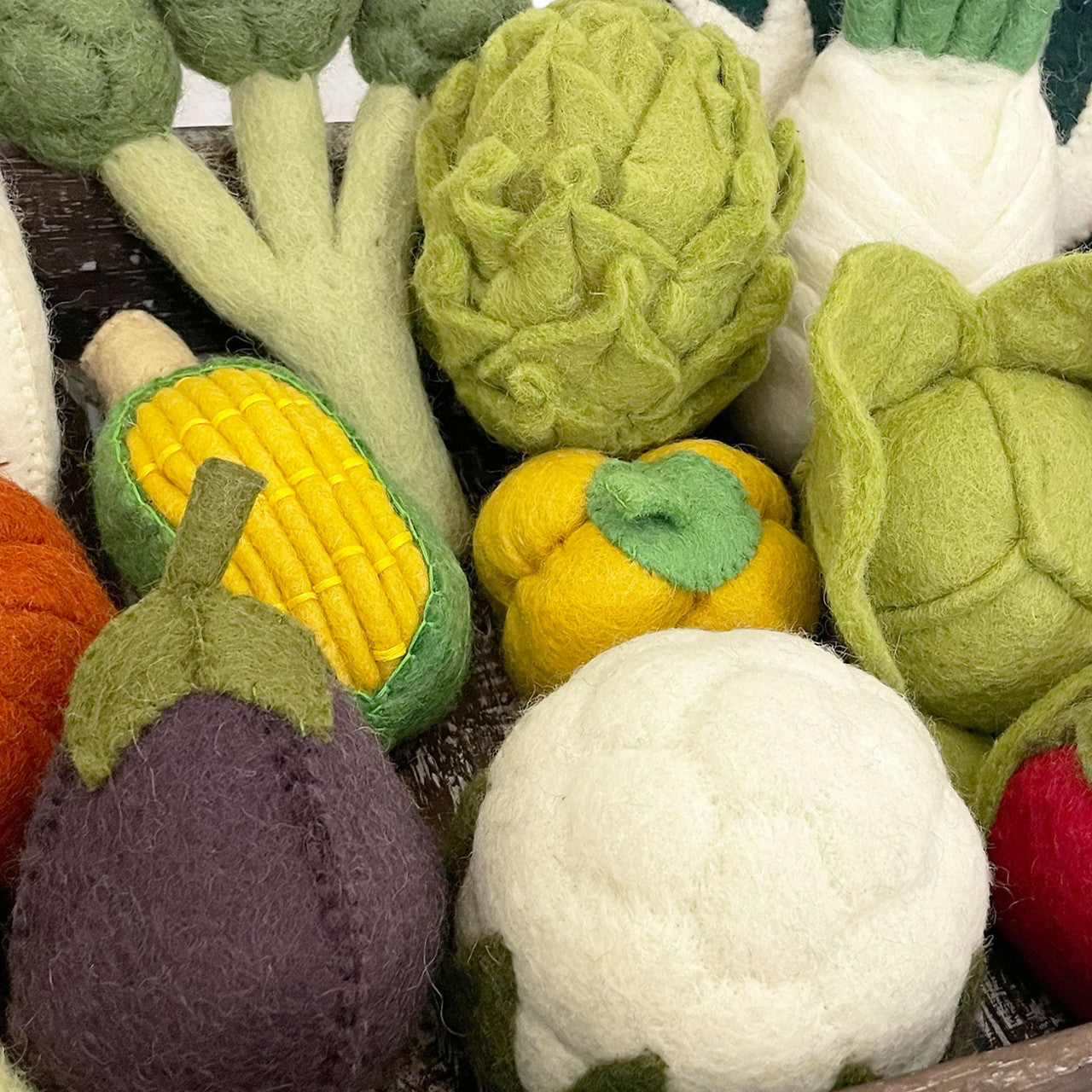 Crated Vegetable Set