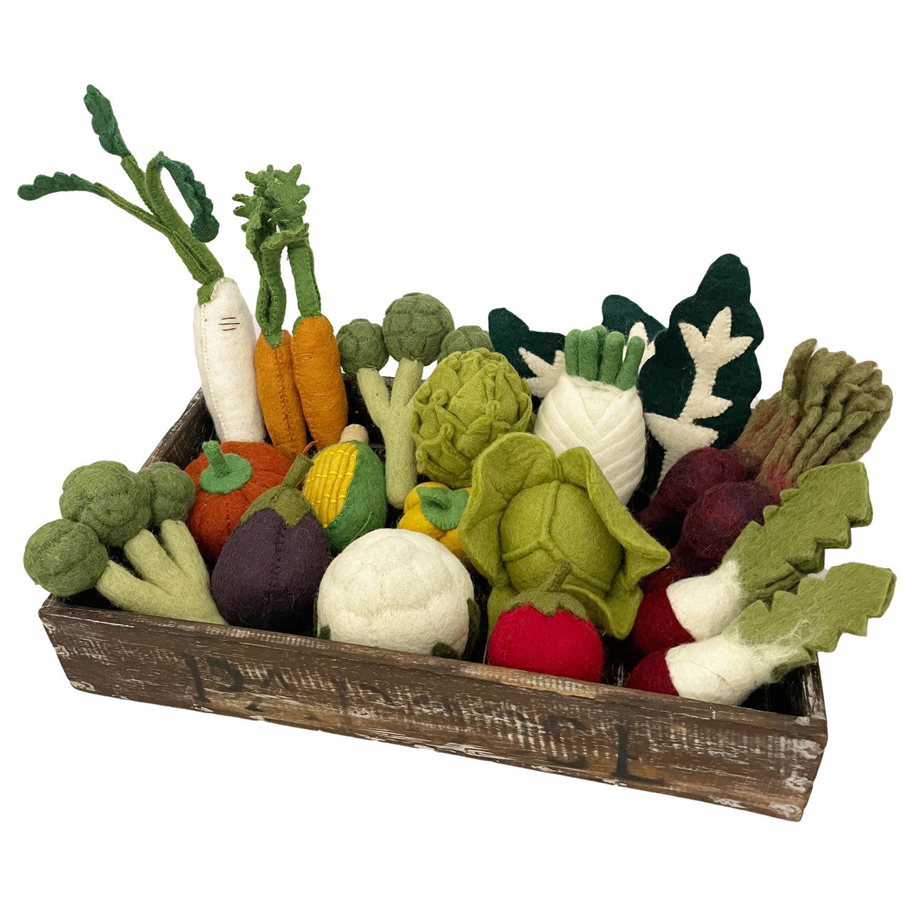 Crated Vegetable Set
