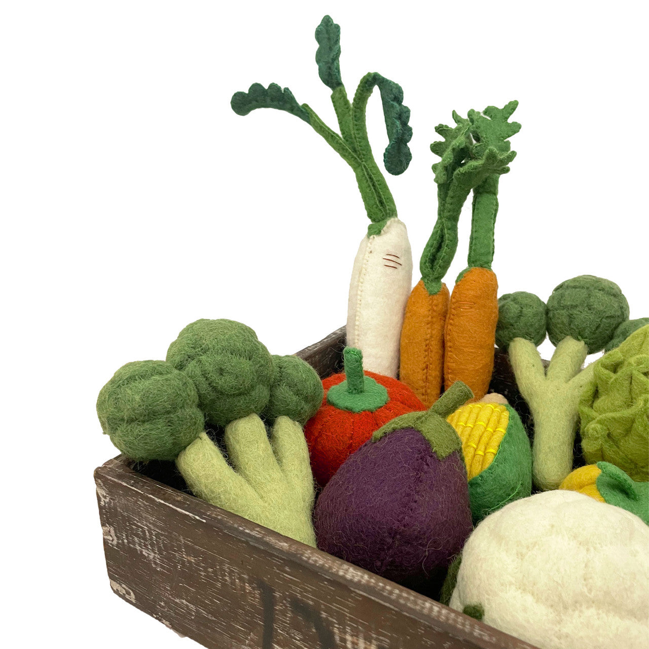 Crated Vegetable Set