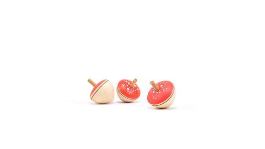 Toadstool Egg Spinning Top