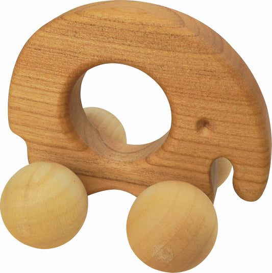 Elephant Grasping Toy (oiled cherry tree)