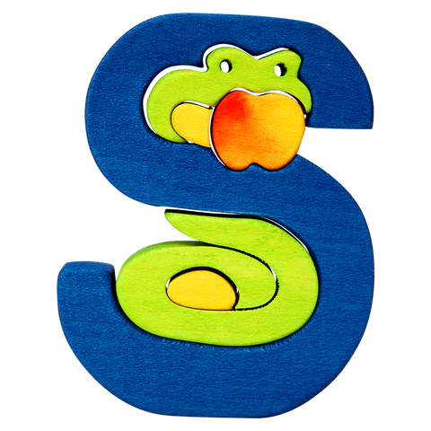 Letter S maple